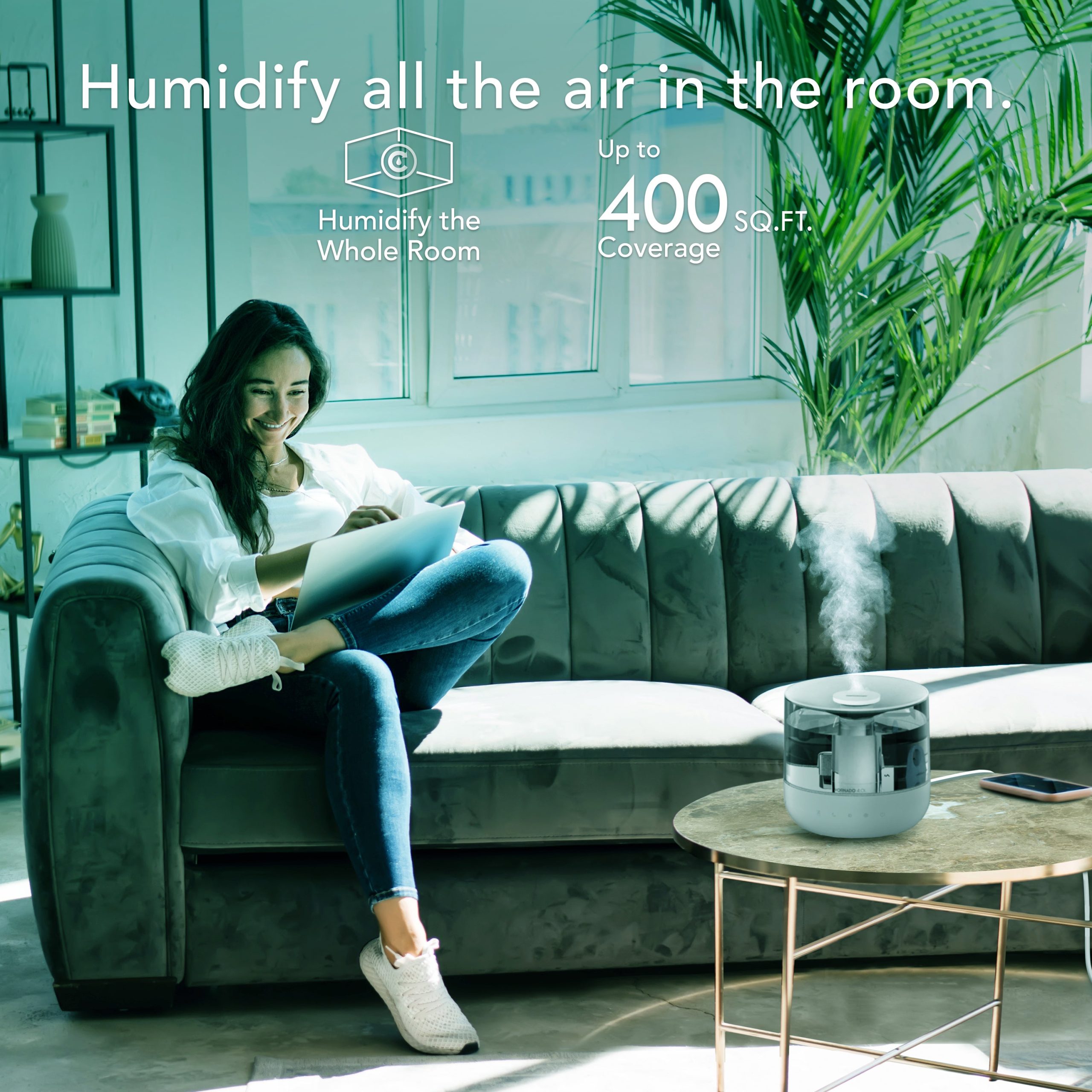 MISTIC™ 4 Top-Fill Ultrasonic Whole Room Humidifier - Image 7